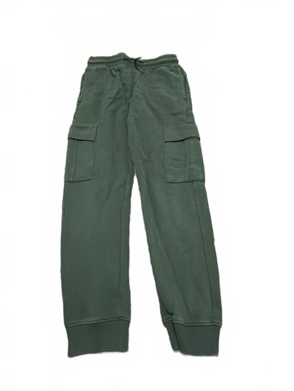 All in Motion Boys Green Cargo Sweatpants M